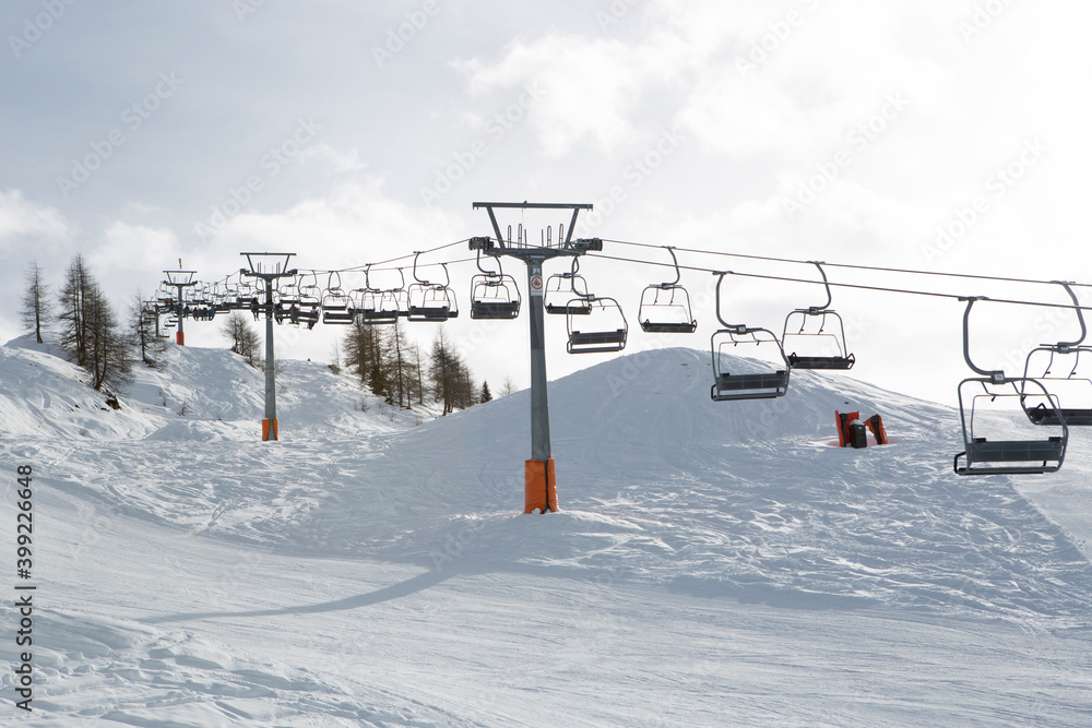 Ski lift in Tyrol, Austria