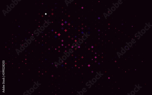 Light Pink vector texture with beautiful stars.