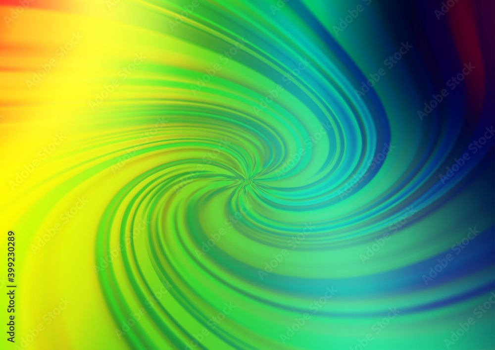 Obraz premium Light Multicolor, Rainbow vector abstract blurred background.