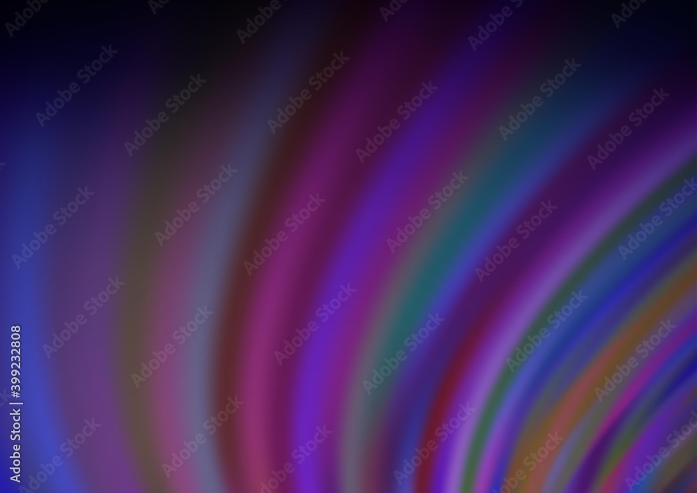 Dark Purple vector template with bubble shapes. Dark Purple vector template with bubble shapes.