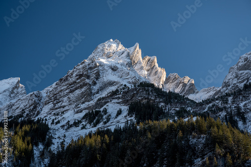 peaks of Engelhorn in the Bernese Alps © schame87