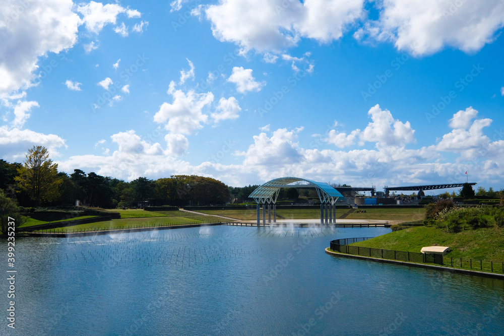 Fototapeta premium 茨城県ひたちなか市の公園