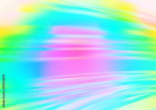 Light Multicolor  Rainbow vector abstract blurred background.