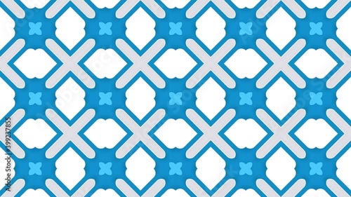 Rotate geometric background. Seamless looped video