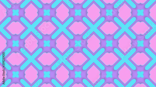 Rotate geometric background. Seamless looped video