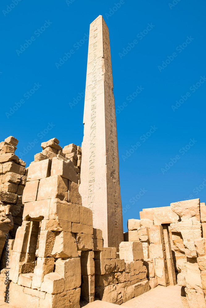 Ancient ruins of Karnak temple, Luxor, Egypt