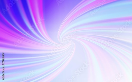Light Purple vector background with bent lines. Colorful geometric sample with gradient lines. Elegant pattern for a brand book.
