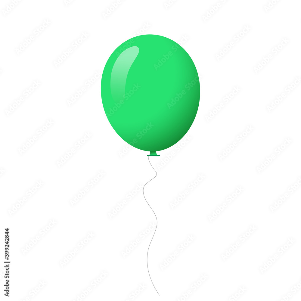 Balloon vector icon isolated on white background. Balloon icon in flat style. Useful for party poster, greeting and wedding card. Vector illustration of modern party balloon Balloon vector icon isolated on white background. Balloon icon in flat style. Useful for party poster, greeting and wedding card. Vector illustration of modern party balloon
