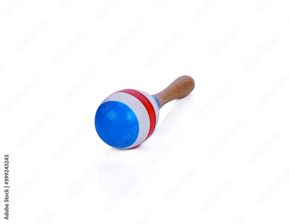 Maracas isolated on white background.Colorful maracas isolated Maracas isolated on white background.Colorful maracas isolated