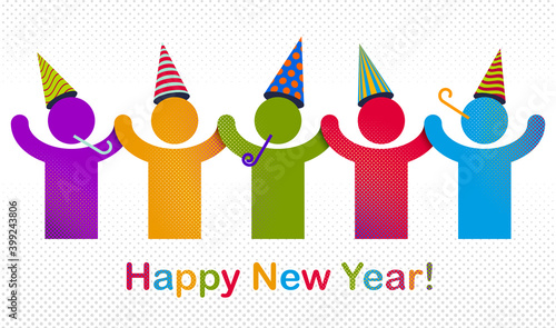 Happy New Year celebrating ...