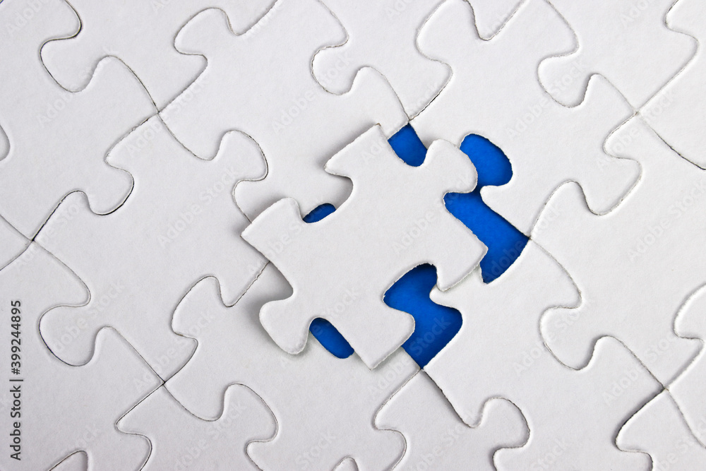 The missing piece of the puzzle, business concept of incomplete tasks The missing piece of the puzzle, business concept of incomplete tasks