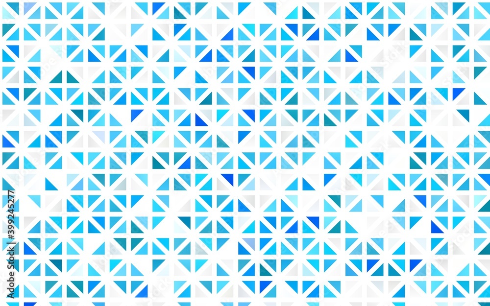 Light BLUE vector seamless template with crystals, triangles. Light BLUE vector seamless template with crystals, triangles.