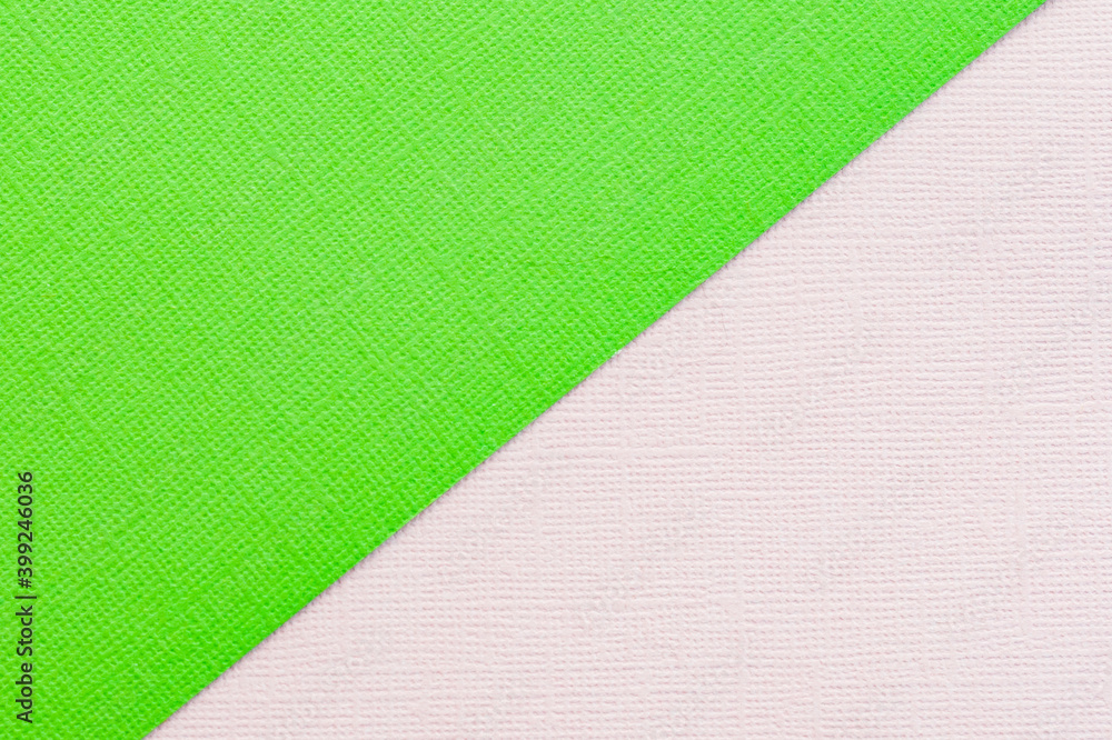 Fototapeta premium green and pink pastel paper color for background