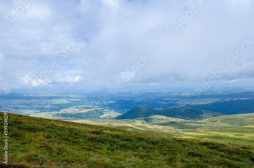 Hiking, Puy de Dôme, fault of Limagne, Auvergne, France, Mont-Dore, Puy de Sancy, Puy-de-Dôme, Auvergne, France