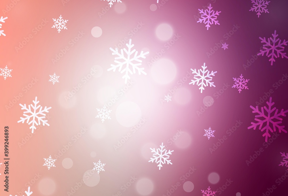 Light Pink vector backdrop in holiday style. Light Pink vector backdrop in holiday style.