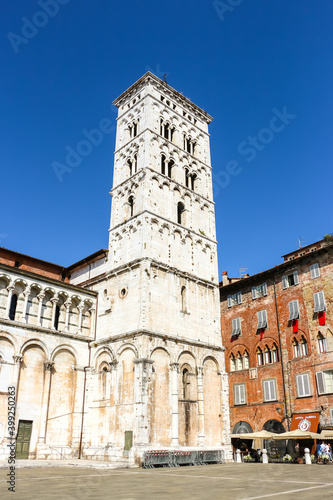 Wallpaper Mural Lucca, Italy. Monument near the catholic church (Chiesa di San Michele in Foro) in Lucca. Torontodigital.ca