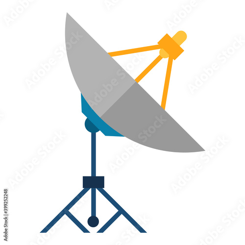 Bild auf Leinwand Illustration of satellite dish.