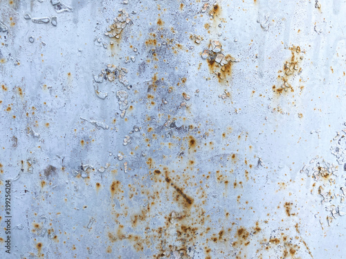 Metal texture with old paint and scratches