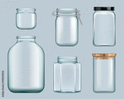 Photo Glass jars