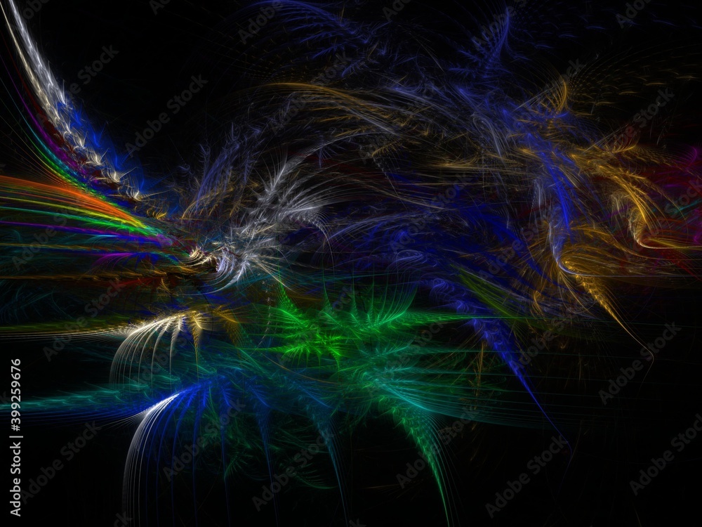 Fototapeta premium Imaginatory fractal background Image