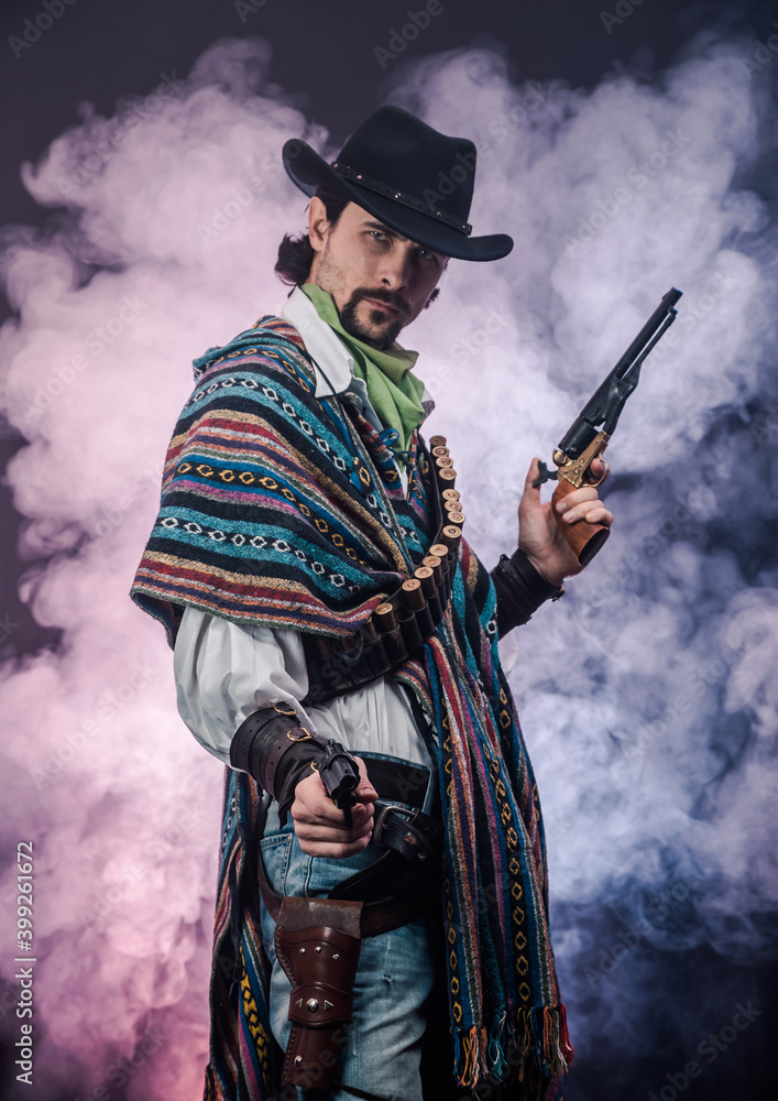 Fototapeta premium Wild West cowboy. The character