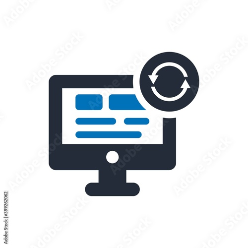 Computer refresh icon