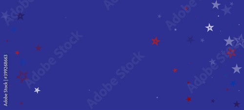 National American Stars Vector Background. USA Independence 11th of November President's Memorial Labor 4th of July Veteran's Day