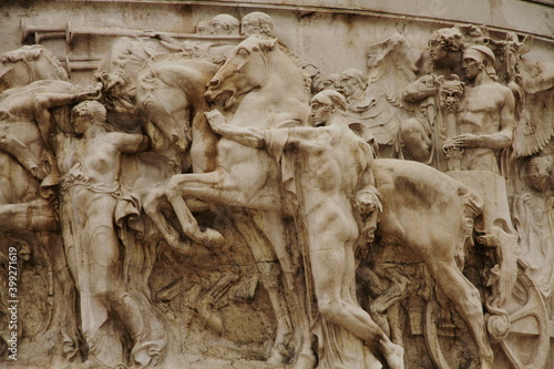 statue in Rome , Italy