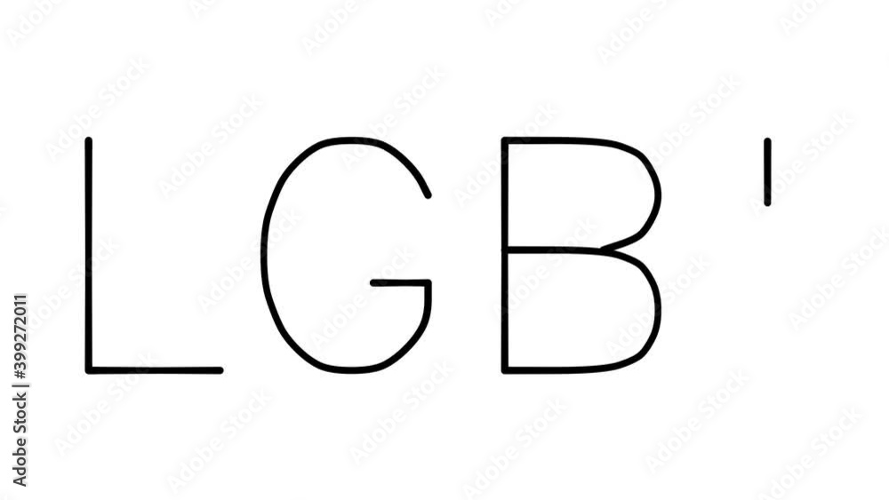 LGBT Handwritten Text Animation in Various Sans-Serif Fonts and Weights LGBT Handwritten Text Animation in Various Sans-Serif Fonts and Weights