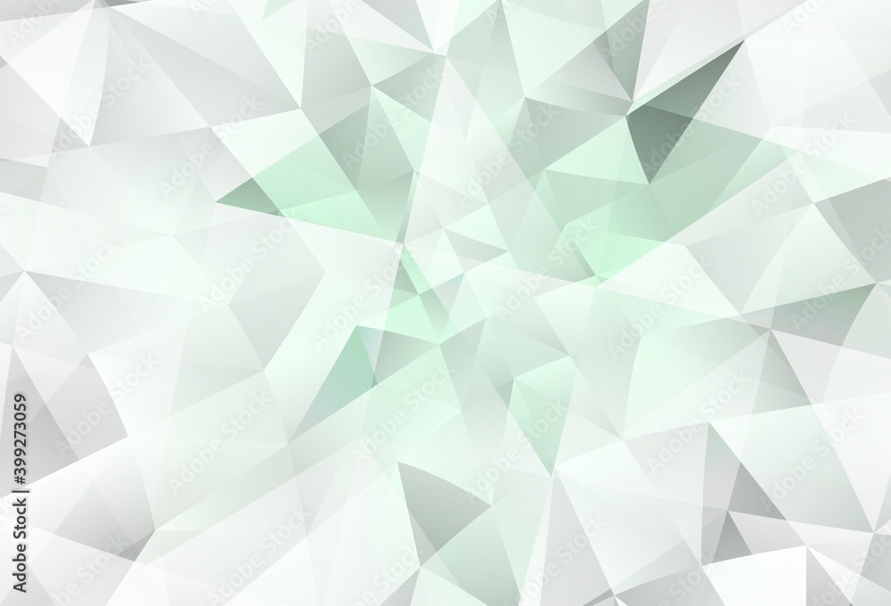 Light Green vector polygonal pattern. Light Green vector polygonal pattern.