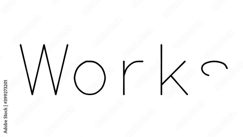 Works Handwritten Text Animation in Various Sans-Serif Fonts and Weights Works Handwritten Text Animation in Various Sans-Serif Fonts and Weights