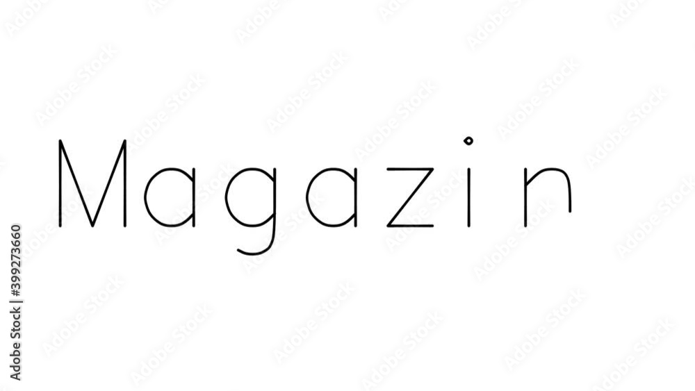 Magazine Handwritten Text Animation in Various Sans-Serif Fonts and Weights Magazine Handwritten Text Animation in Various Sans-Serif Fonts and Weights