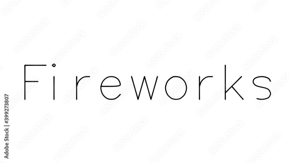 Fireworks Handwritten Text Animation in Various Sans-Serif Fonts and Weights Fireworks Handwritten Text Animation in Various Sans-Serif Fonts and Weights