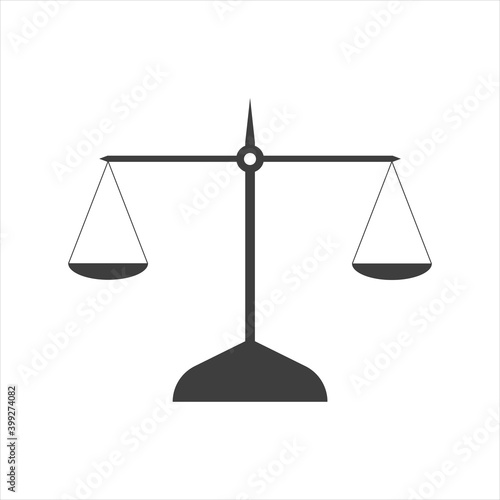 scales icon on white background. EPS10. Vector