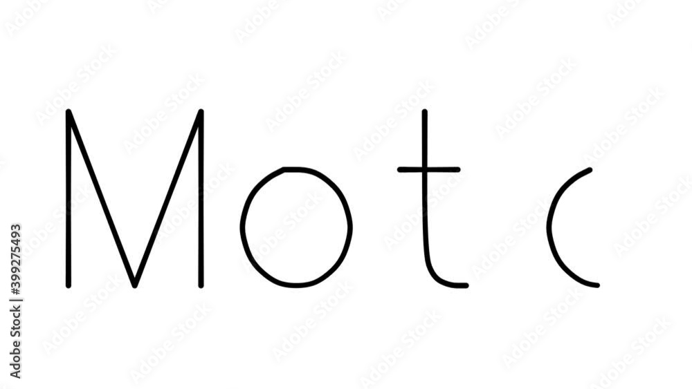 Moto Handwritten Text Animation in Various Sans-Serif Fonts and Weights ...