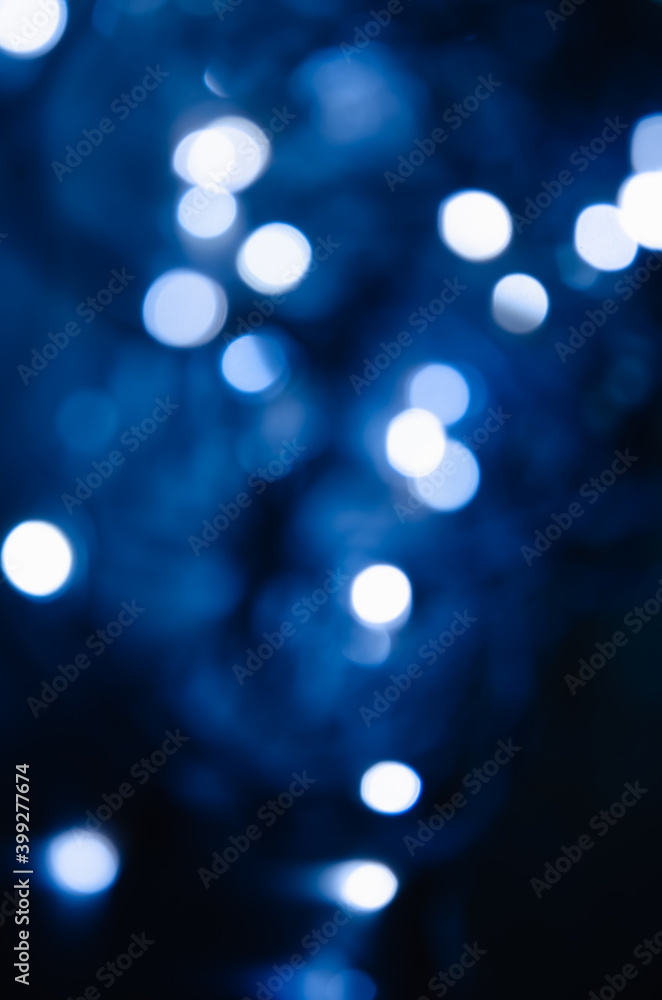 Abstract pattern of blue bokeh lights on black background Abstract pattern of blue bokeh lights on black background
