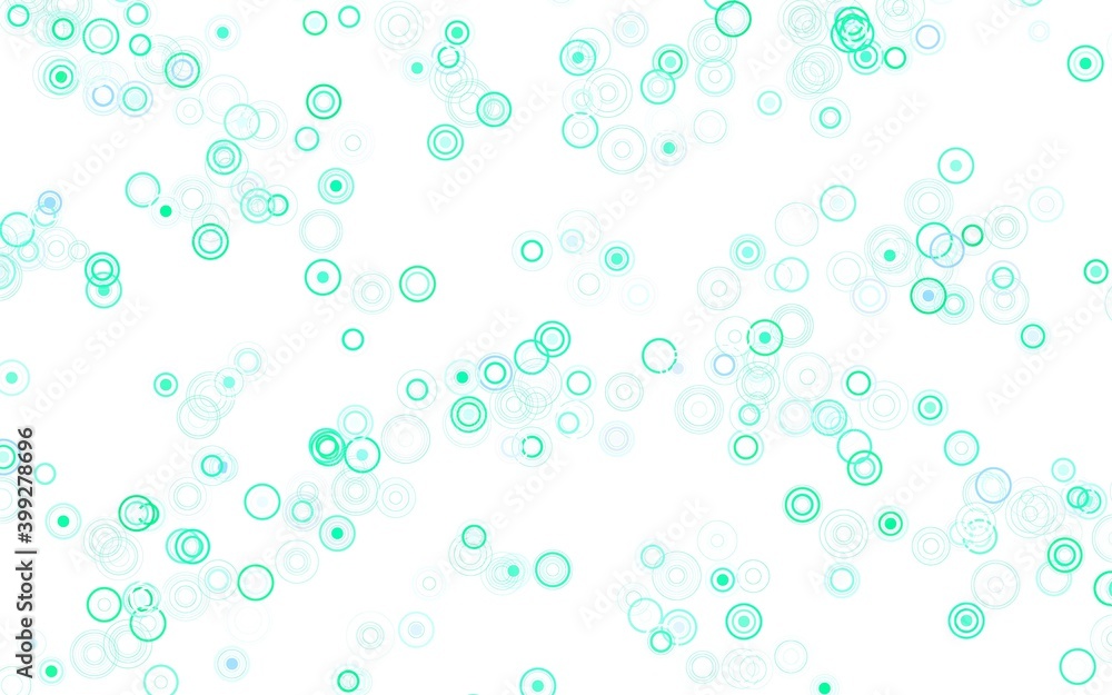 Light Blue, Green vector backdrop with dots. Light Blue, Green vector backdrop with dots.