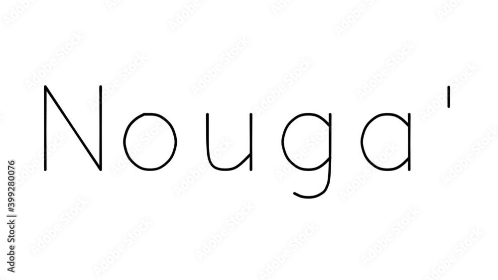 Nougat Handwritten Text Animation in Various Sans-Serif Fonts and Weights Nougat Handwritten Text Animation in Various Sans-Serif Fonts and Weights