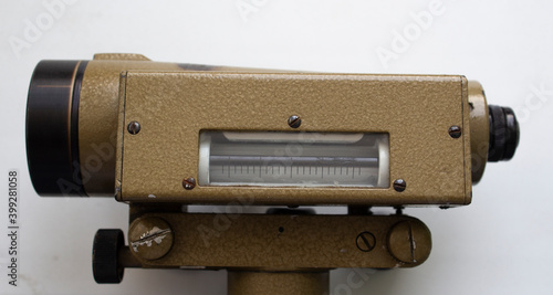 the old analog surveying instrument