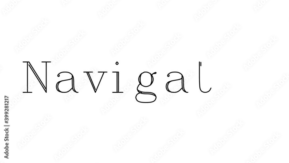 Navigator Animated Handwriting Text in Serif Fonts and Weights Navigator Animated Handwriting Text in Serif Fonts and Weights