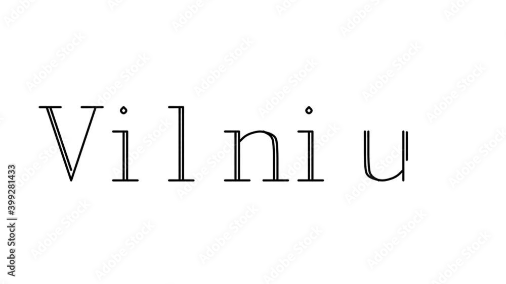 Vilnius Animated Handwriting Text in Serif Fonts and Weights Vilnius Animated Handwriting Text in Serif Fonts and Weights