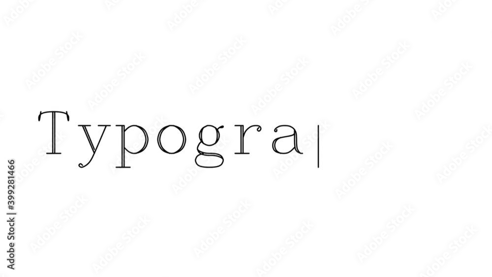 Typographer Animated Handwriting Text in Serif Fonts and Weights Typographer Animated Handwriting Text in Serif Fonts and Weights