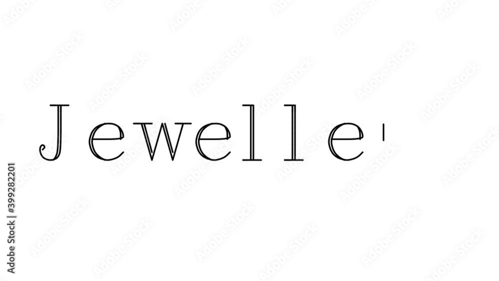 Jewellery Animated Handwriting Text in Serif Fonts and Weights Jewellery Animated Handwriting Text in Serif Fonts and Weights
