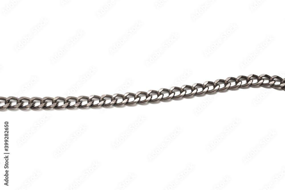 Steel chain isolated on white backgroound. Steel chain isolated on white backgroound.
