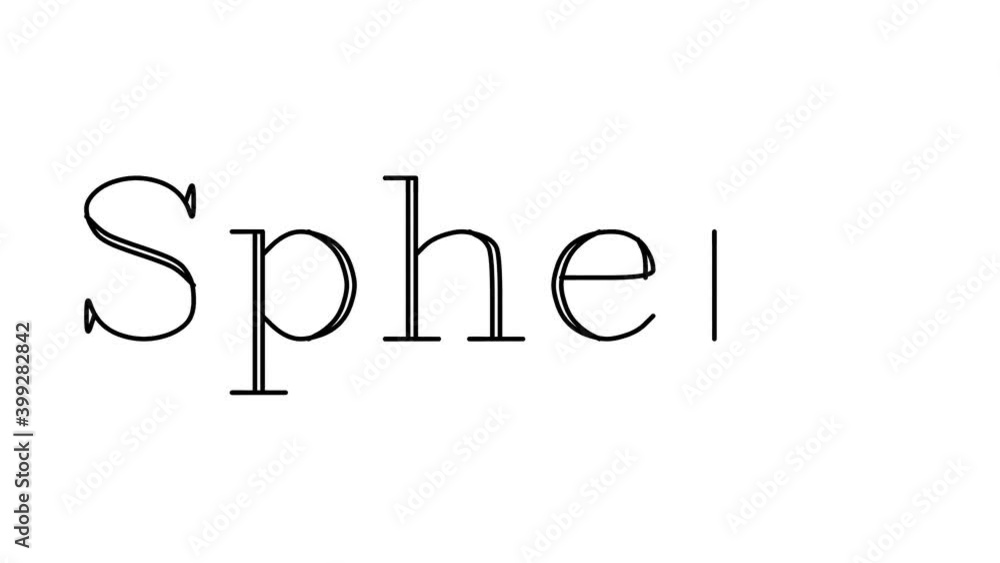 Sphere Animated Handwriting Text in Serif Fonts and Weights Sphere Animated Handwriting Text in Serif Fonts and Weights
