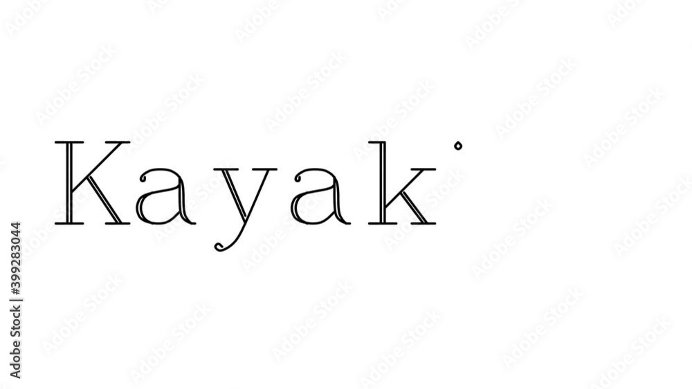 Kayaking Animated Handwriting Text in Serif Fonts and Weights Kayaking Animated Handwriting Text in Serif Fonts and Weights