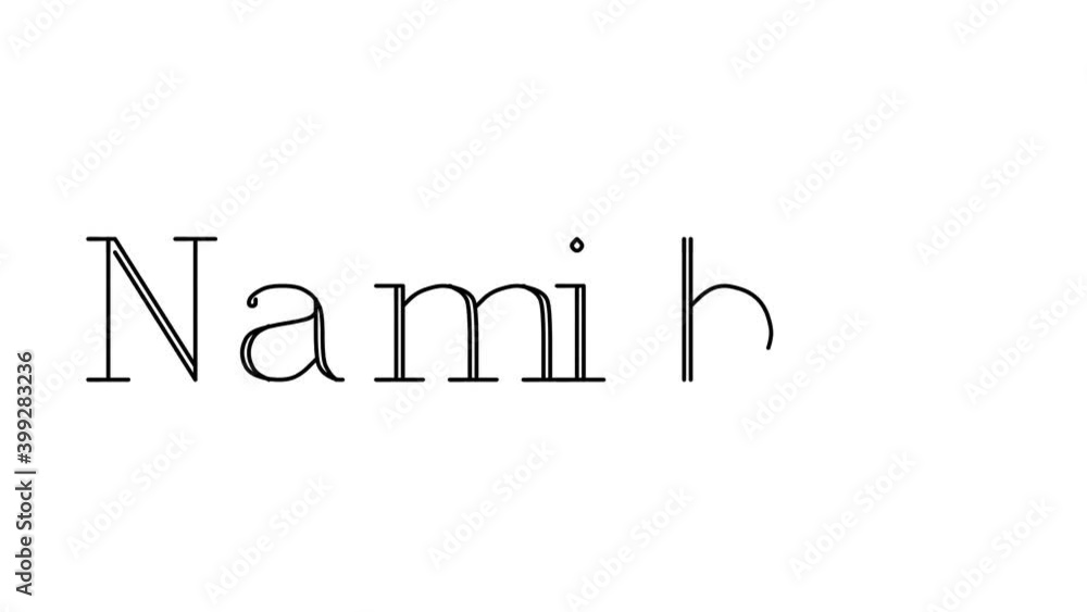 Namibia Animated Handwriting Text in Serif Fonts and Weights Namibia Animated Handwriting Text in Serif Fonts and Weights
