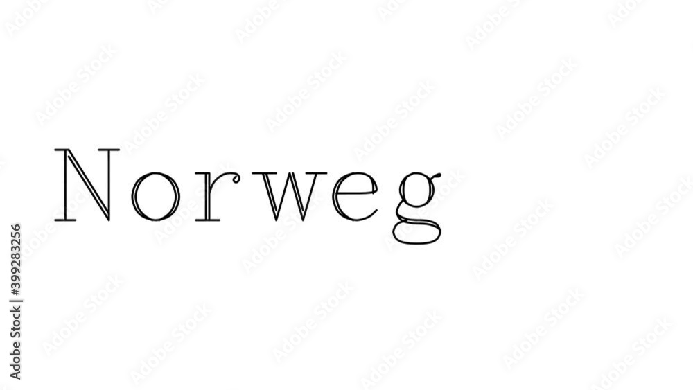 Norwegian Animated Handwriting Text in Serif Fonts and Weights Norwegian Animated Handwriting Text in Serif Fonts and Weights