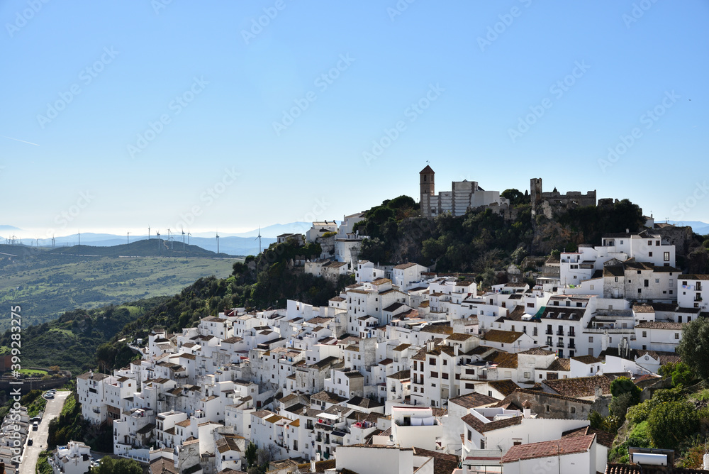 beautiful white village, Casares, Spain 