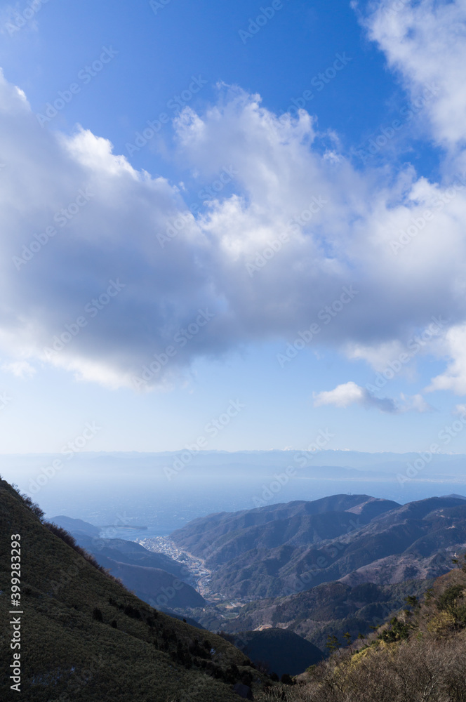 Obraz premium 達磨山展望台からの景色